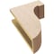 Ekena Millwork 5"W x 10"D x 15"H Classic Del Monte Rough Cedar Woodgrain TimberThane Corbel, Primed Tan CORUR05X10X15DELRCPR - alternate 6